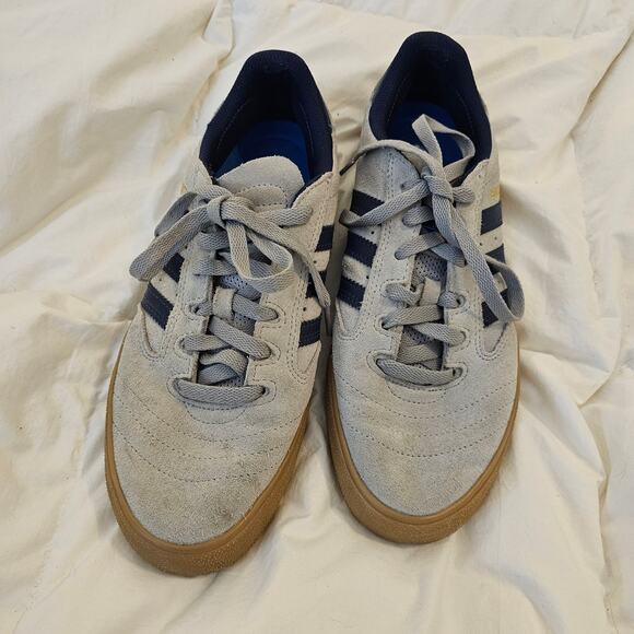 Adidas Busenitz Grey Navy Gum Suede Skate Shoes Sneakers Men 8.5 Women 10 main image 6